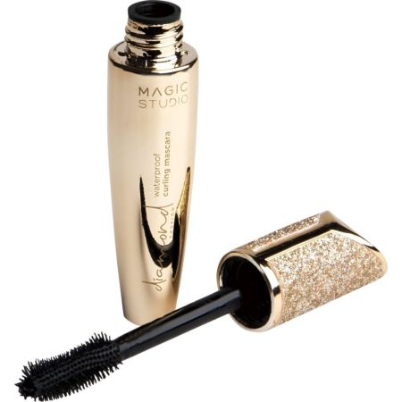 Magic Studio Diamond  Waterproof Curling Mascara Máscara de pestañas resistente al agua aporta volumen y cobertura