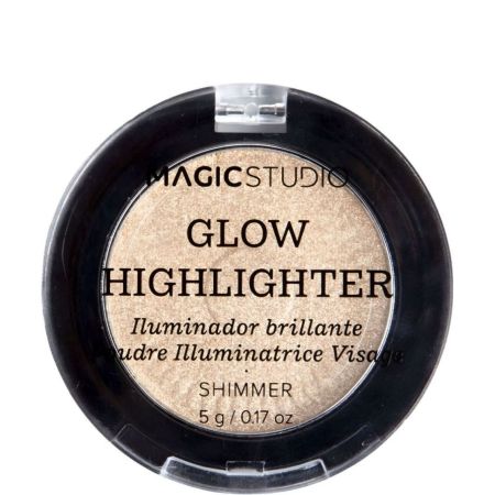 Magic Studio Glow Highlighter Iluminador brillante efecto radiante y natural para crear un look fresco y luminoso