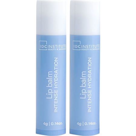 Idc Institute Intense Hydration Duo Lip Balm Bálsamo labial no pegajoso hidrata y repara profundamente durante todo el día 2 uds