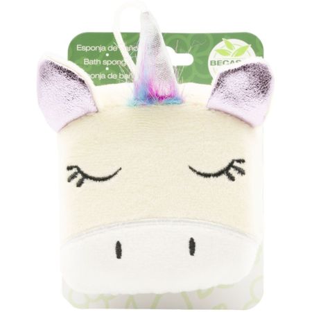 Becasan Nature Esponja De Baño Unicornio Esponja de baño infantil para una ducha mágica