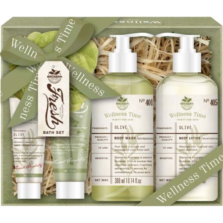Becasan Nature Caja Cartón Wellness Time Set de baño relajante para cuidado corporal