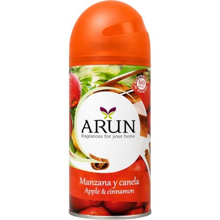Arun Ambientador Manzana Y Canela Ambientador para hogar refrescante y revitalizante con fragancia duradera 250 ml