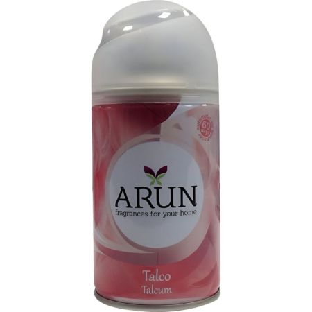Arun Ambientador Talco Ambientador para hogar refrescante y revitalizante con fragancia duradera 250 ml