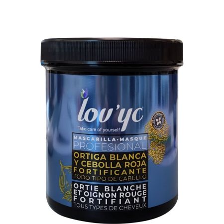 Lov'Yc Ortiga Blanca Y Cebolla Roja Mascarilla Profesional Mascarilla nutritiva suavizante y fortificante 700 ml