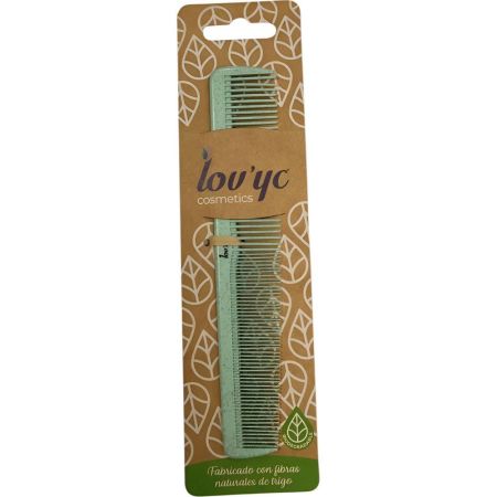 Lov'Yc Fibra Natural De Trigo Peine biodegradable para cabello elaborado con materiales naturales