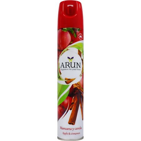 Arun Ambientador Manzana Y Canela Ambientador para hogar refrescante y revitalizante con fragancia duradera 300 ml