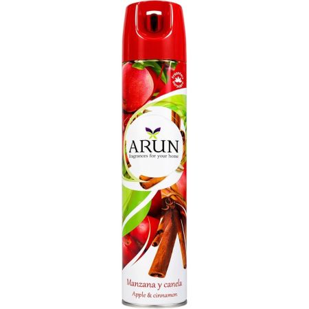 Arun Ambientador Manzana Y Canela Ambientador para hogar refrescante y revitalizante con fragancia duradera 300 ml