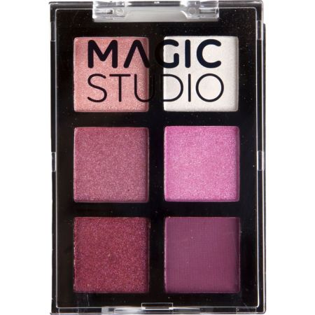 Magic Studio Eyeshadow Assorted Paleta Paleta de sombras de ojos colores versátiles y complementarios 6 tonos