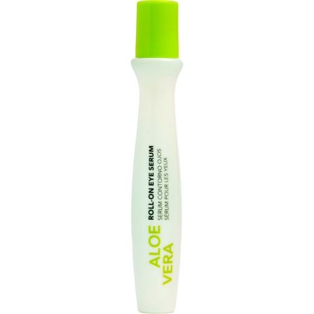 Idc Institute Aloe Vera Roll-On Sérum Contorno Ojos Contorno de ojos revitalizante hidrata refresca y descongestiona para sensación calmante con aloe vera 18 ml