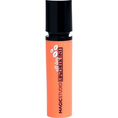 Magic Studio Lip And Cheek Tint Tinte para labios y mejillas proporciona un color intenso y un acabado semimate