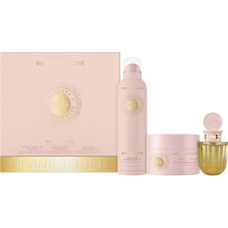 Women'Secret Beauty Confidences Divine Touch Estuche Rutina de baño tranquilizante ofrece bienestar serenidad y gran aroma a lirio naranja y esencio de cedro