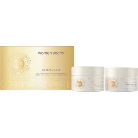 Women'Secret Beauty Confidences Goddess Elixir Estuche Rutina de baño tranquilizante ofrece bienestar serenidad y gran aroma a flor de cerezo y leche de almendra