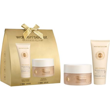 Women'Secret Beauty Confidences Goddess Elixir Estuche Set corporal ideal para nutrir hidratar y suavizar la piel con vitamina e y extracto de flor de neroli