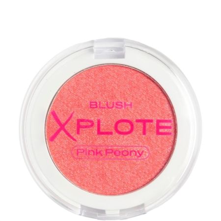Xplote Colorete Colorete con partículas brillantes dale un toque de color a tus mejillas realzando tu rostro