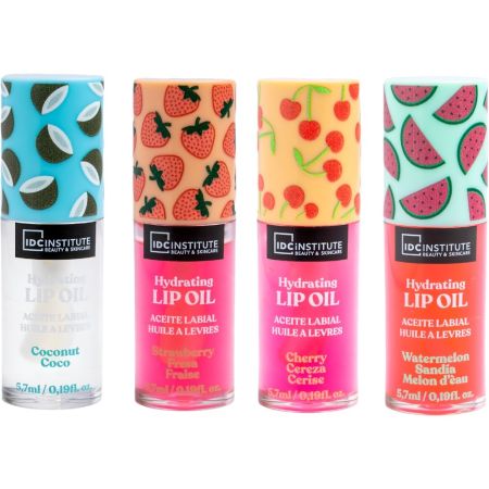 Idc Institute Hydrating Aceite Labial Aceite labial de textura no pegajosa con aplicador xxl ofrece brillo radiante en una sola pasada 1 ud