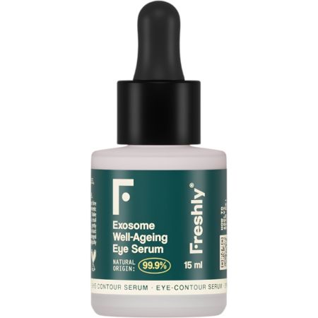 Freshly Cosmetics Exosome Well-Ageing Eye Serum Contorno de ojos antiedad reduce arrugas y levanta el párpado con exosomas biomiméticos encapsulados 15 ml