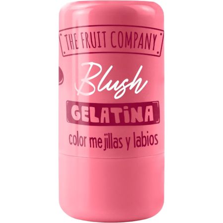The Fruit Company Gelatina Blush Colorete en barra para labios y mejillas de cobertura modulable ofrece aplicación uniforme de larga duración