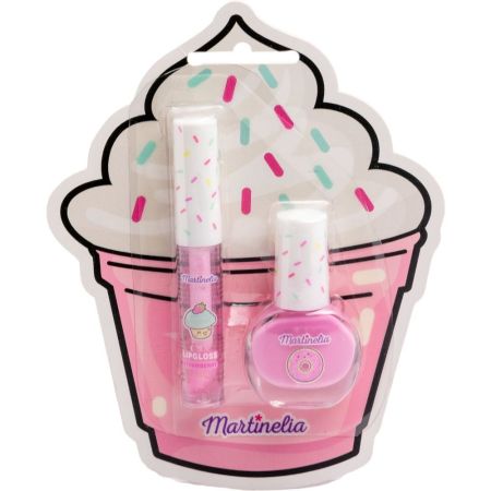 Martinelia Yummy Nails & Lip Set Set de maquillaje infantil ideal para explorar la creatividad con un look lleno de diversión y sabor