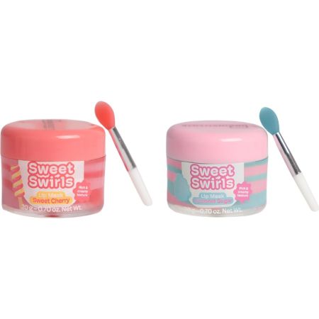 Idc Institute Sweet Swirls Lip Mask Mascarilla labial de noche con textura cremosa ayuda a retener la humedad con delisioso aroma 1 ud