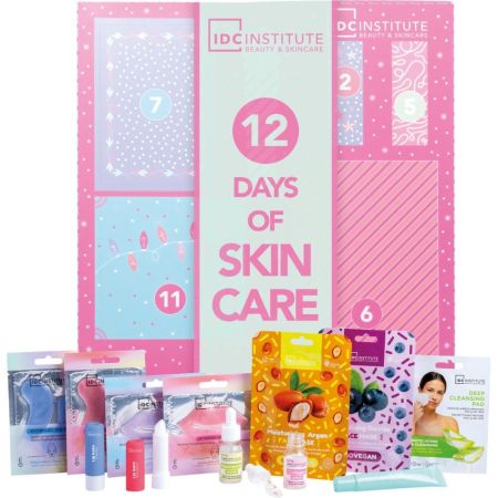 Idc Institute 12 Days Of Skin Care Calendario De Adviento 2025 24 sorpresas perfectas con un aroma delicioso para cuidar y mimar tu piel durante el invierno