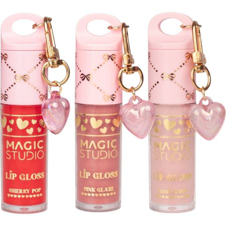 Magic Studio Gloss Up & Go Lip Gloss Brillo de labios de textura envolvente y no pegajosa ofrece un efecto volumen óptico 1 ud
