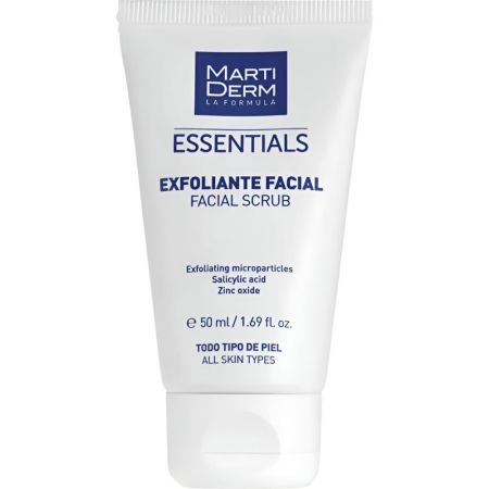 Martiderm Essentials Exfoliante Facial Exfoliante limpia en profundidad eliminando imperfecciones y cicatrices postacné 50 ml