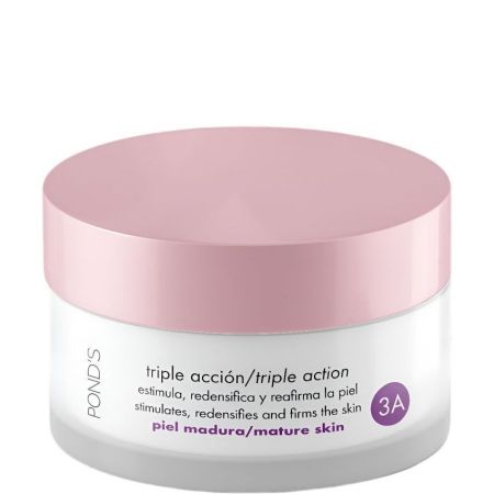 Pond'S Cuidado Esencial Triple Acción Crema Facial Crema facial de triple acción antiarrugas antiflacidez y antimanchas 50 ml