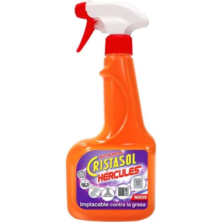 Cristasol Hércules Quitagrasas Quitagrasas elimina toda la grasa y suciedad al instante incluso la más incrustada 545 ml