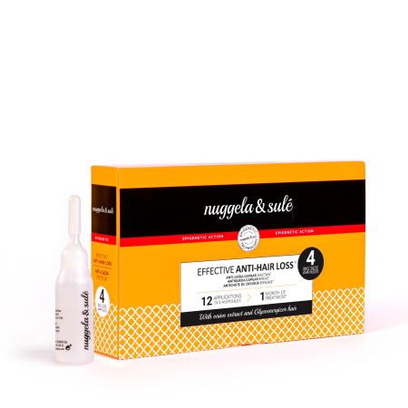 Nuggela & Sulé Ampolla Effective Anti-Hair Loss Pack Ampolla tratamiento anticaída estimula el crecimiento capilar 4x10 ml