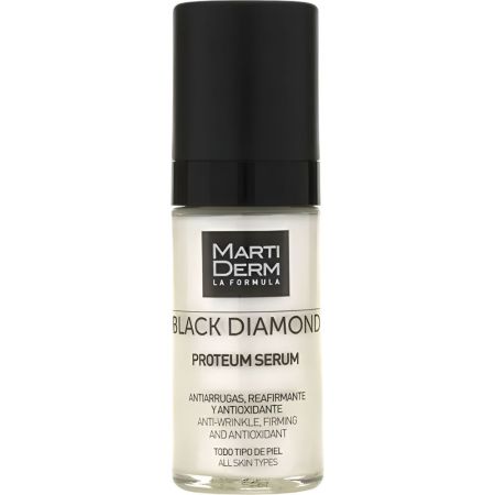 Martiderm Black Diamond Proteum Serum Sérum reduce y previene el envejecimiento cutáneo ofreciendo suavidad hidratación elasticidad y luminosidad 30 ml