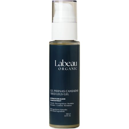 Labeau Organic Extracto De Alga Gel Piernas Cansadas Gel para piernas cansadas estimula descongestiona revitaliza y mejora la pesadez para mayor confort 100 ml