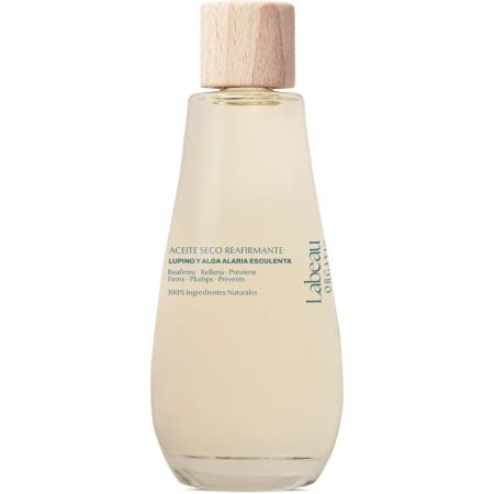 Labeau Organic Aceite Reafirmante Crema con hojas de té matcha biofermentadas ricas en atioxidantes y niacinamida