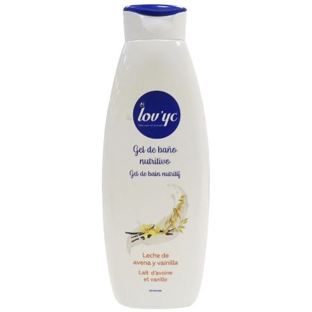 Lov'Yc  Gel baño nutritivo leche de avena y vainilla 750 ml