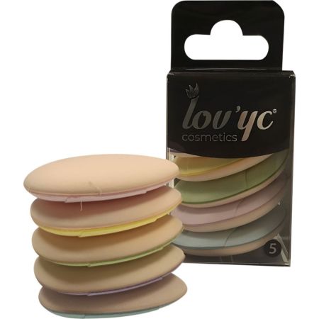 Lov'Yc Esponja De Precisión De Dedo Esponja de maquillaje llega a todos los ángulos y rincones de manera eficiente