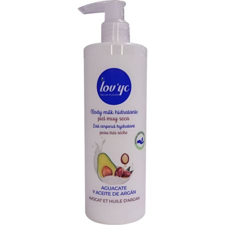 Lov'Yc Aguacate Y Aceite De Argán Body Lotion Leche corporal con aceite de argán y aguacate hidrata en profundidad 400 ml