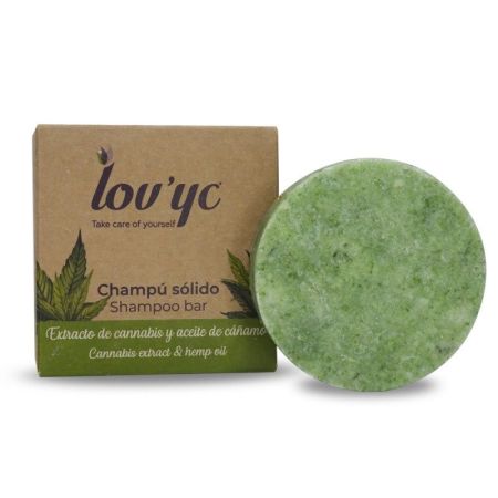 Lov'Yc Champú Sólido Extracto De Cannabis Champú sólido hidratante y calmante con extracto de cannabis 50 gr