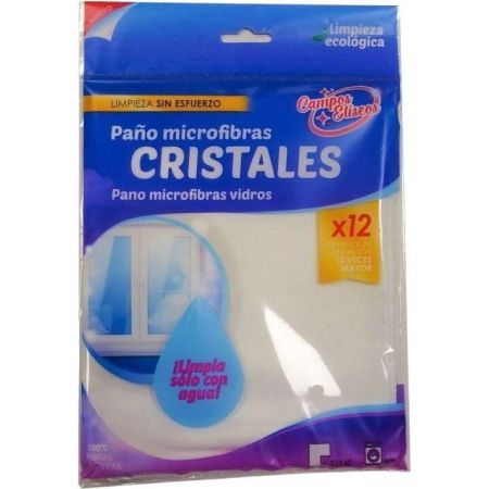 Campos Eliseos Cristales Paño Microfibras Bayeta de microfibras para cristales limpia solo con agua 32x40 cm