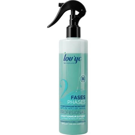 Lov'Yc 2 Fases Acondicionador Instantáneo Cabello Normal Acondicionador bifásico intantáneo desenreda y consigue un peinado perfecto 300 ml