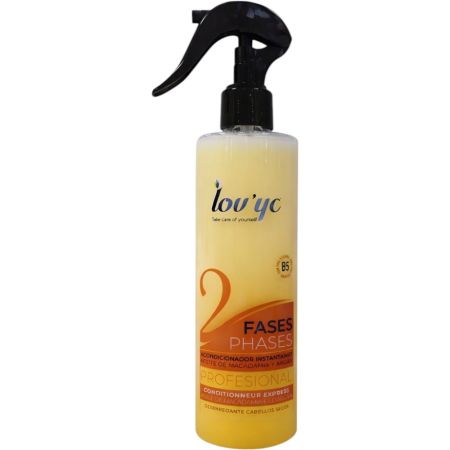 Lov'Yc 2 Fases Acondicionador Instantáneo Cabello Seco Acondicionador bifásico intantáneo repara nutre y protege el cabello seco 300 ml