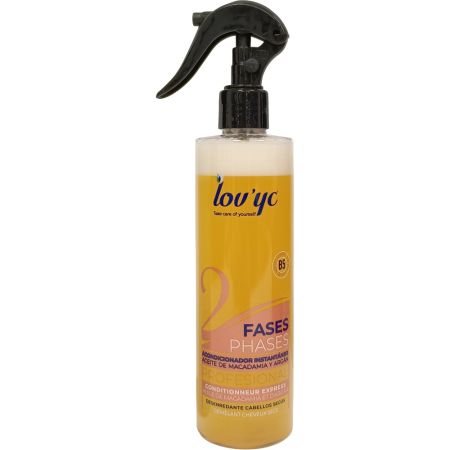 Lov'Yc 2 Fases Acondicionador Instantáneo Cabello Seco Acondicionador bifásico intantáneo repara nutre y protege el cabello seco 300 ml
