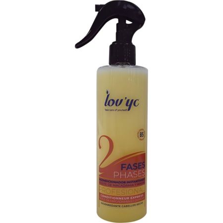 Lov'Yc 2 Fases Acondicionador Instantáneo Cabello Seco Acondicionador bifásico intantáneo repara nutre y protege el cabello seco 300 ml