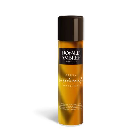 Royale Ambree Original Desodorante Spray Desodorante perfumado para hombre 250 ml