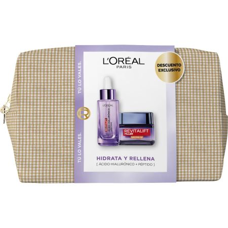 L'Oreal Revitalift Filler Neceser Tratamiento antiarrugas eficacia rellenadora con ácido hialurónico