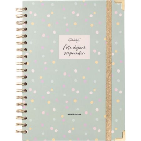 Mr. Wonderful Agenda Semanal 2025-26 Me Dejaré Sorprender Agenda semanal para hacer cada semana más divertida y productiva manteniéndote organizado