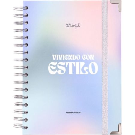 Mr. Wonderful Agenda Semanal 2025-26 Viviendo Con Estilo Agenda semanal para hacer cada semana más divertida y productiva manteniéndote organizado