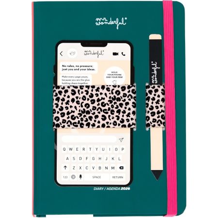 Mr. Wonderful Agenda Semanal 2026 My New Era+Bloc De Notas Agenda semanal para hacer cada semana más divertida y productiva manteniéndote organizado