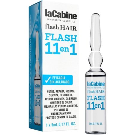 Lacabine Ampolla Flash Hair Flash 11 En 1 Ampolla capilar cuidado y protección integral 5 ml