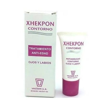 Xhekpon Contorno Ojos Y Labios Tratamiento Anti-Edad Contorno de ojos y labios antiedad y antiarrugas 15 ml