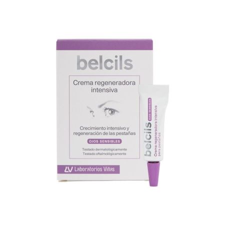 Belcils Crema Regeneradora Intensiva Crema intensiva para el crecimiento y regeración de pestañas para ojos sensibles 4 ml