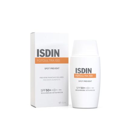 Isdin Fotoultra 100 Spot Prevent Spf 50+ Fotoprotector previene las manchas producidas por el sol 50 ml